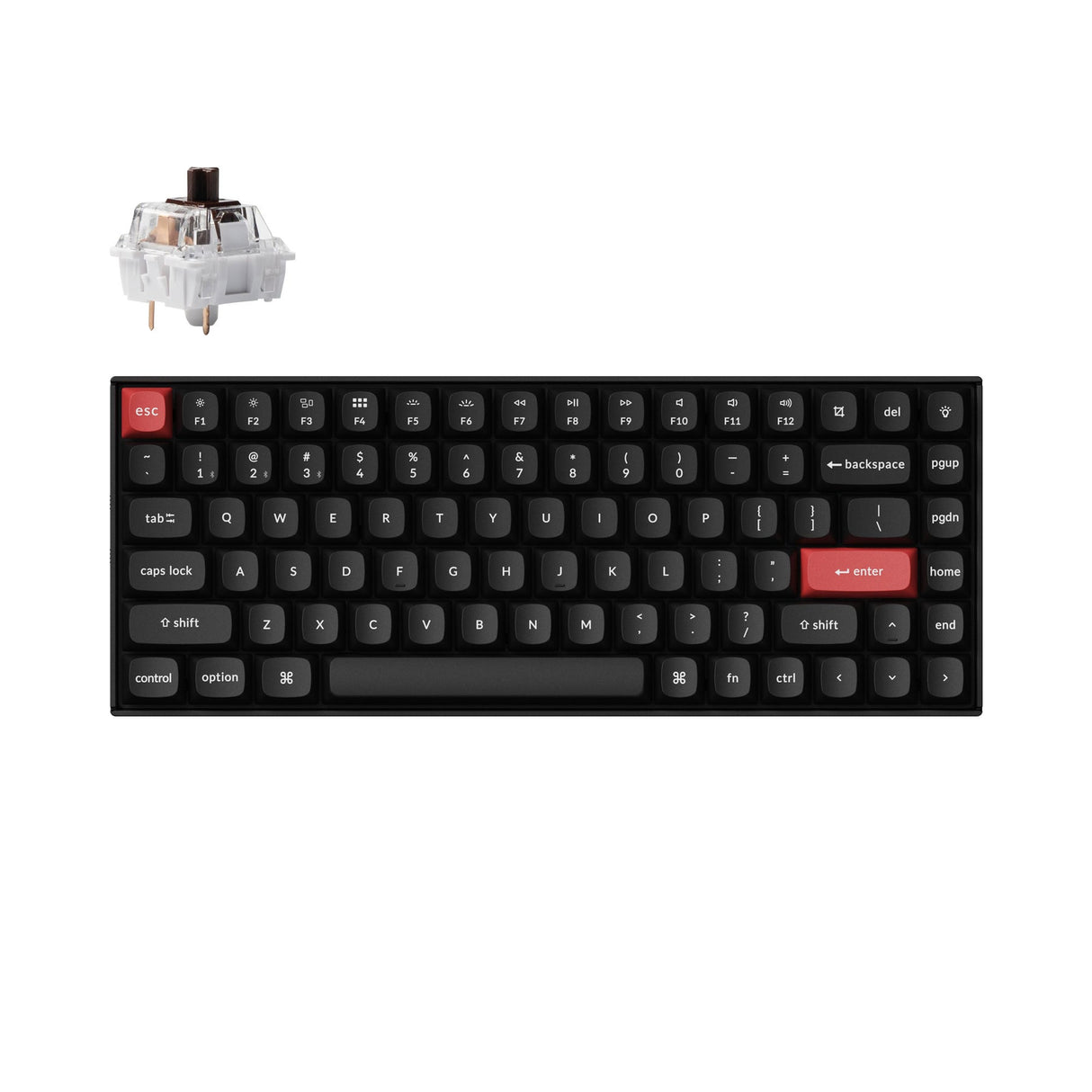 Teclado mecânico sem fio Keychron K2 Pro QMK/VIA (layout ANSI dos EUA)