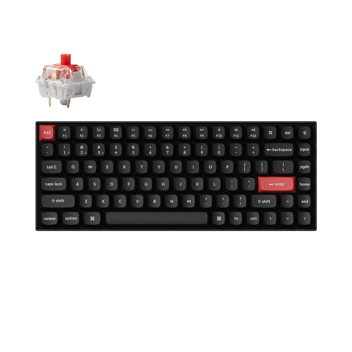 Teclado mecânico sem fio Keychron K2 Pro QMK/VIA (layout ANSI dos EUA)