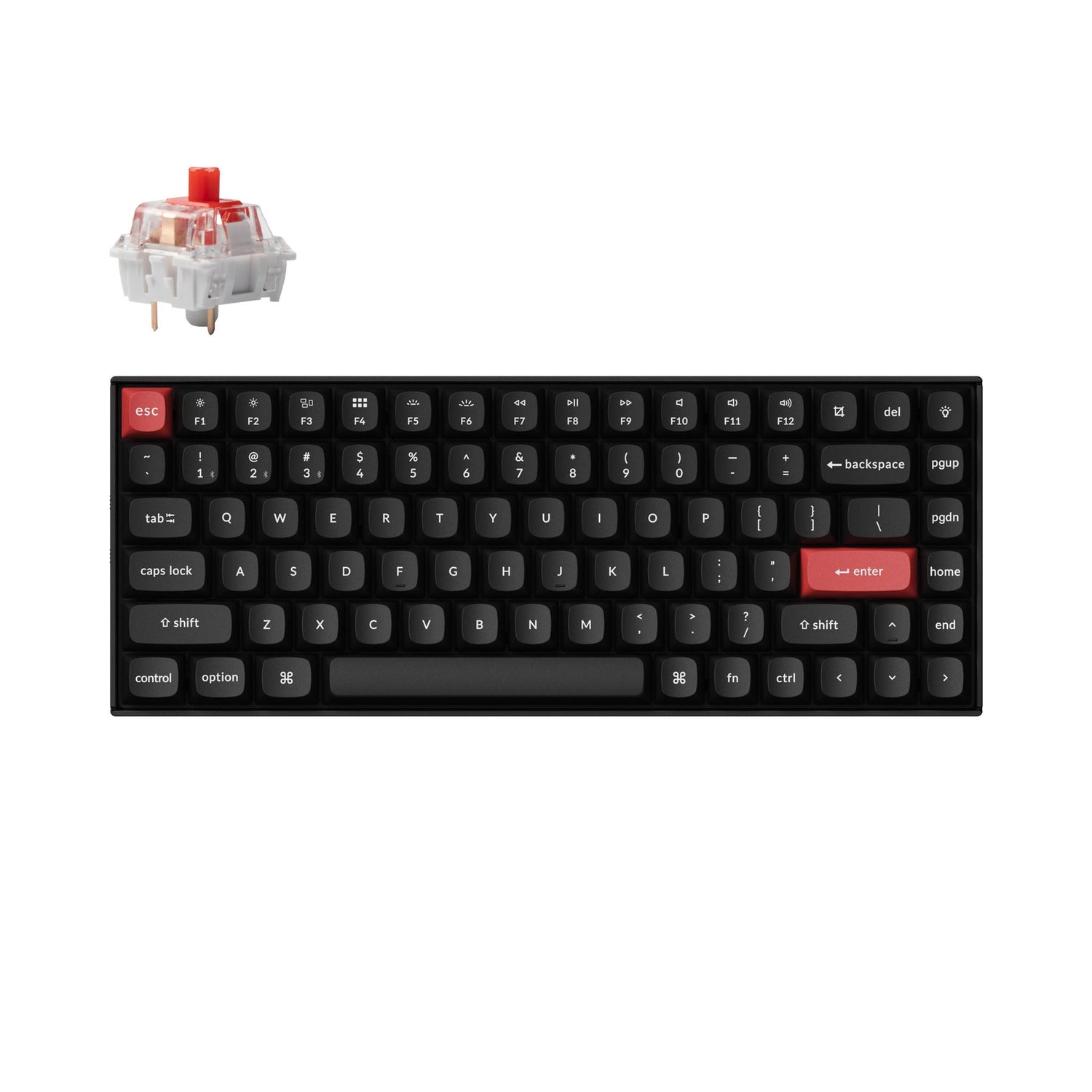 Teclado mecânico sem fio Keychron K2 Pro QMK/VIA (layout ANSI dos EUA)