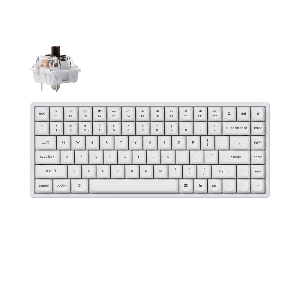 Teclado mecânico sem fio Keychron K2 Pro QMK/VIA (layout ANSI dos EUA)