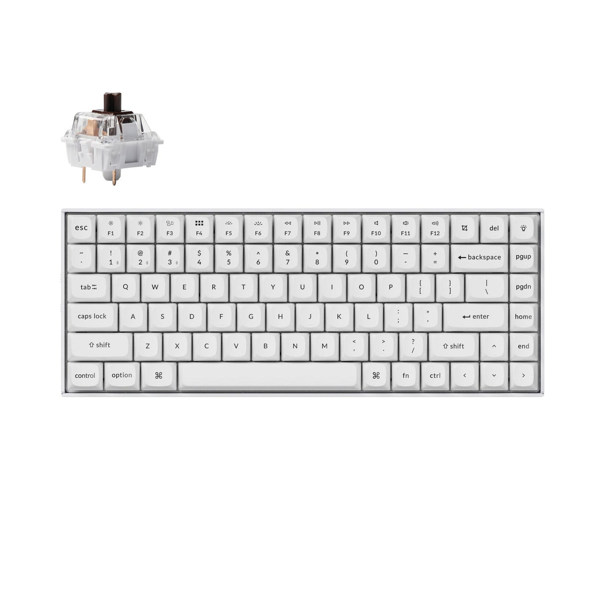 Teclado mecânico sem fio Keychron K2 Pro QMK/VIA (layout ANSI dos EUA)
