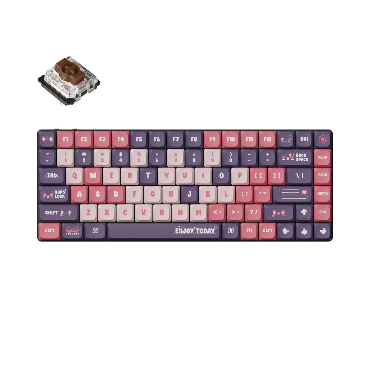 Teclado mecânico personalizado sem fio Keychron K3 Pro QMK/VIA (layout ANSI dos EUA)