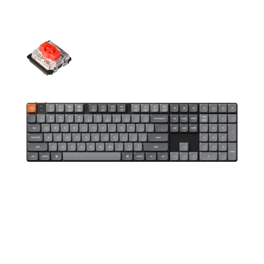 Teclado mecánico personalizado inalámbrico Keychron K5 Max QMK/VIA