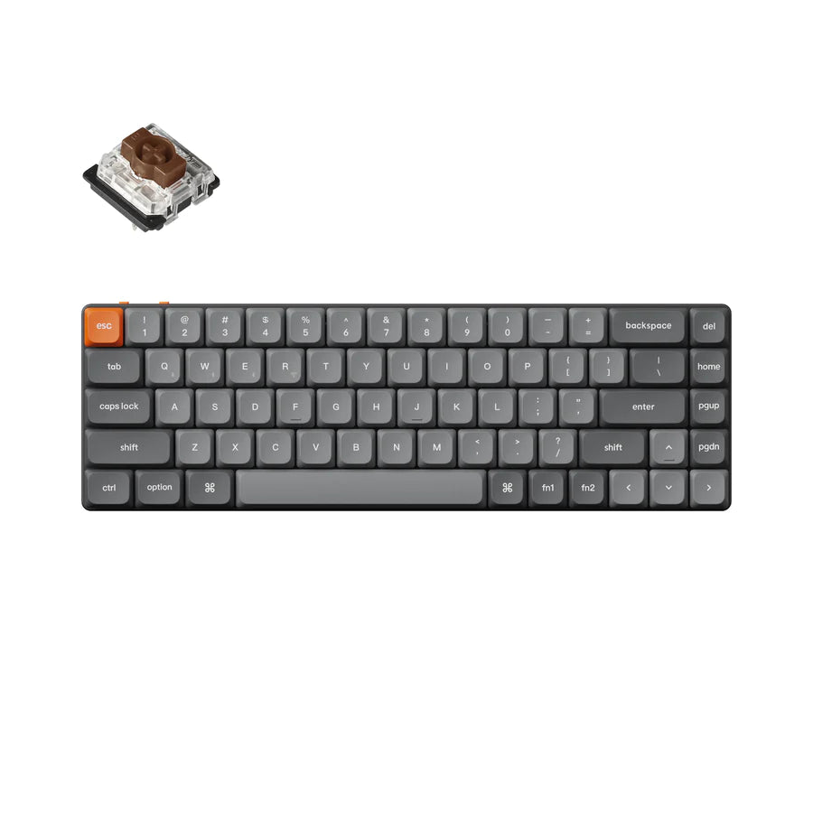 Teclado mecánico personalizado inalámbrico Keychron K7 Max QMK/VIA