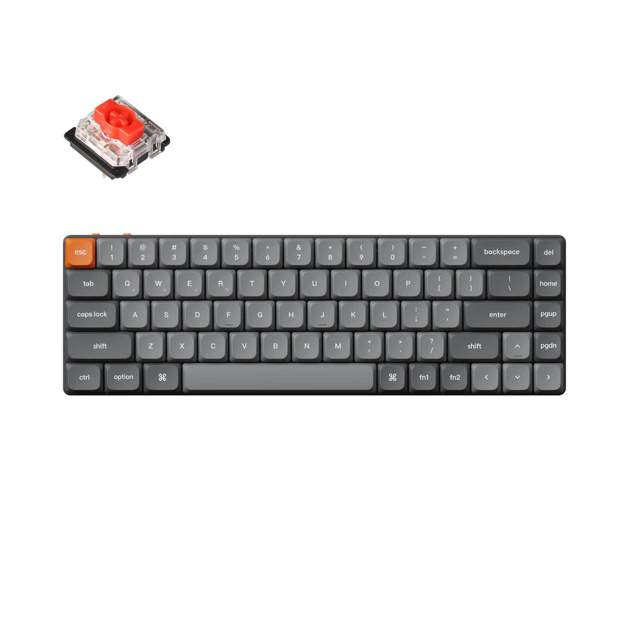Teclado mecánico personalizado inalámbrico Keychron K7 Max QMK/VIA