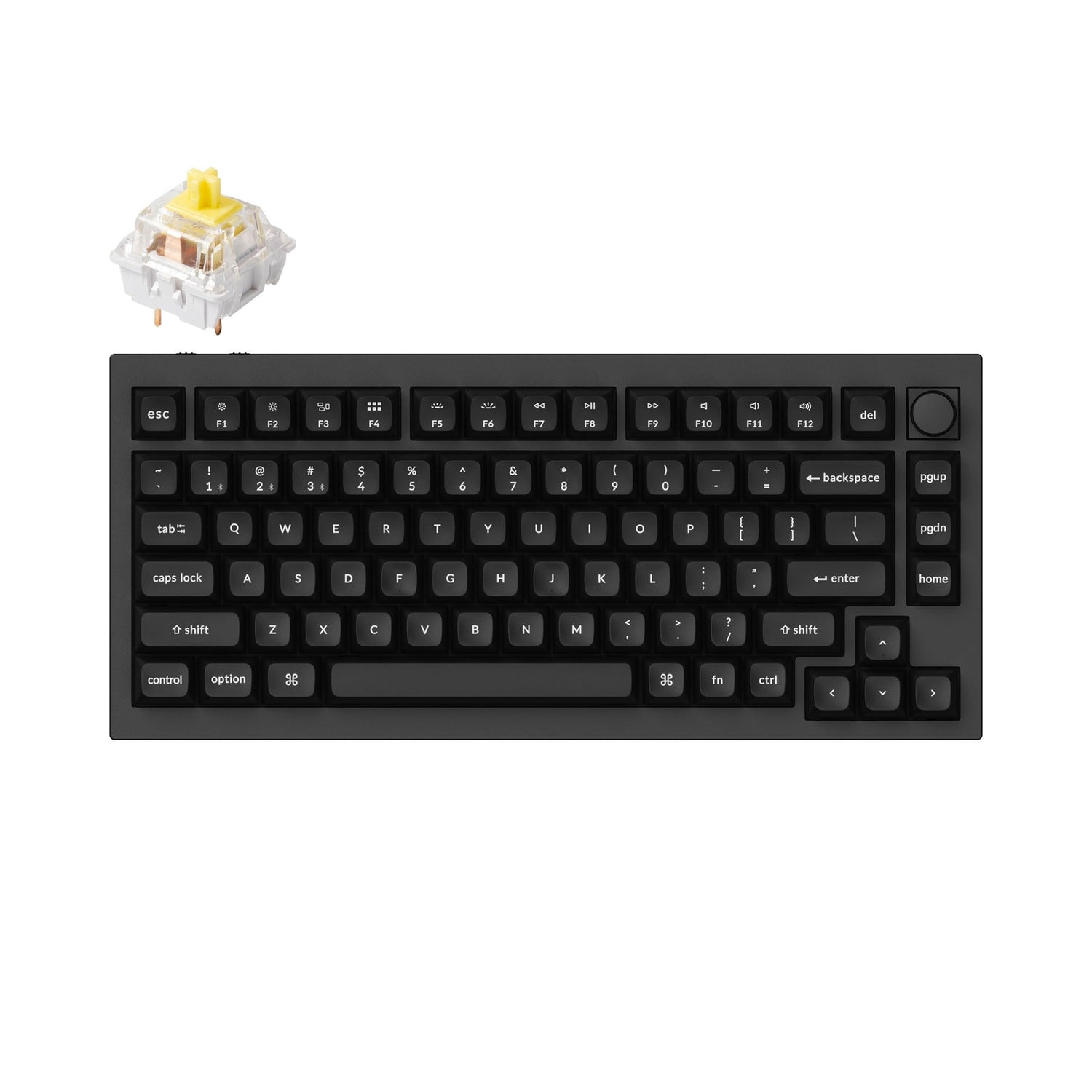 Teclado mecánico personalizado inalámbrico Keychron Q1 Pro QMK/VIA