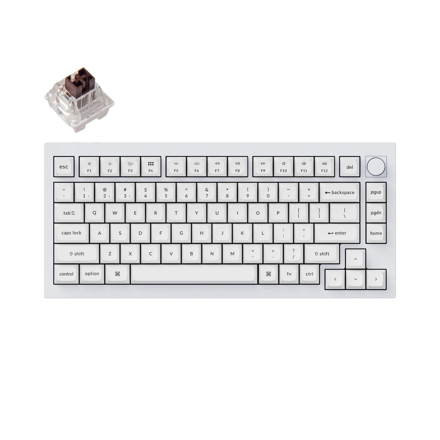 Teclado mecánico personalizado inalámbrico Keychron Q1 Pro QMK/VIA