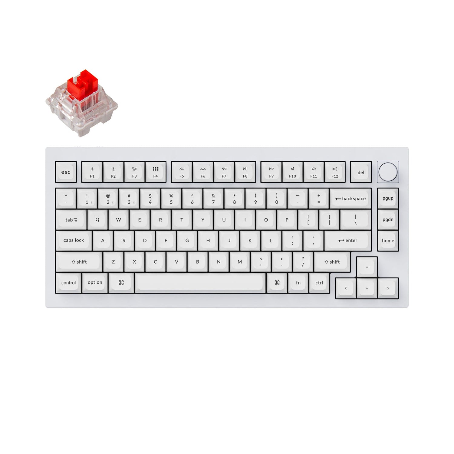 Teclado mecánico personalizado inalámbrico Keychron Q1 Pro QMK/VIA