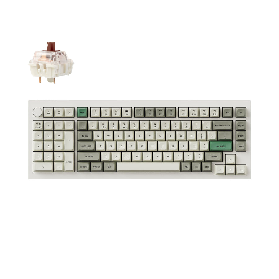 Teclado mecánico personalizado inalámbrico Keychron Q12 Max QMK/VIA
