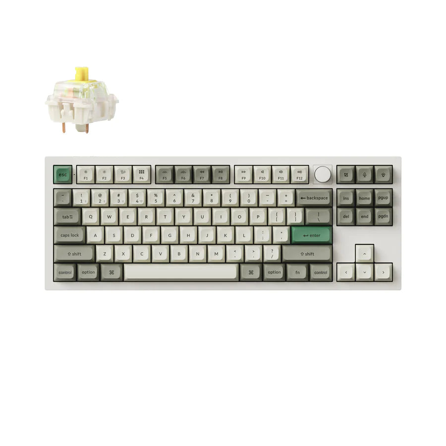 Teclado mecánico personalizado inalámbrico Keychron Q3 Max QMK/VIA