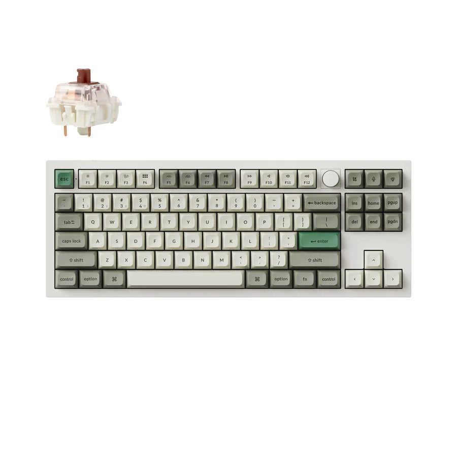 Teclado mecánico personalizado inalámbrico Keychron Q3 Max QMK/VIA