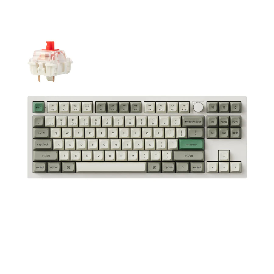 Teclado mecánico personalizado inalámbrico Keychron Q3 Max QMK/VIA