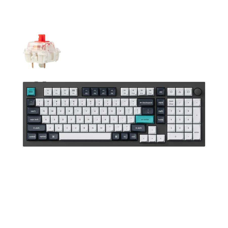 Teclado mecánico personalizado inalámbrico Keychron Q5 Max QMK/VIA