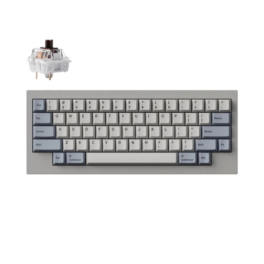 Teclado mecânico personalizado sem fio Keychron Q60 Max QMK/VIA