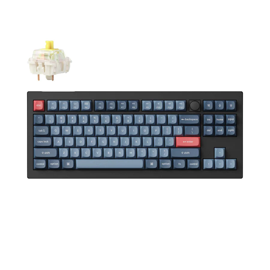 Teclado mecânico personalizado sem fio Keychron V3 Max QMK/VIA