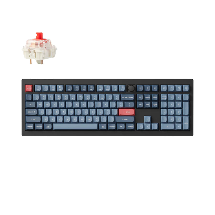 Teclado mecánico personalizado inalámbrico Keychron V6 Max QMK/VIA