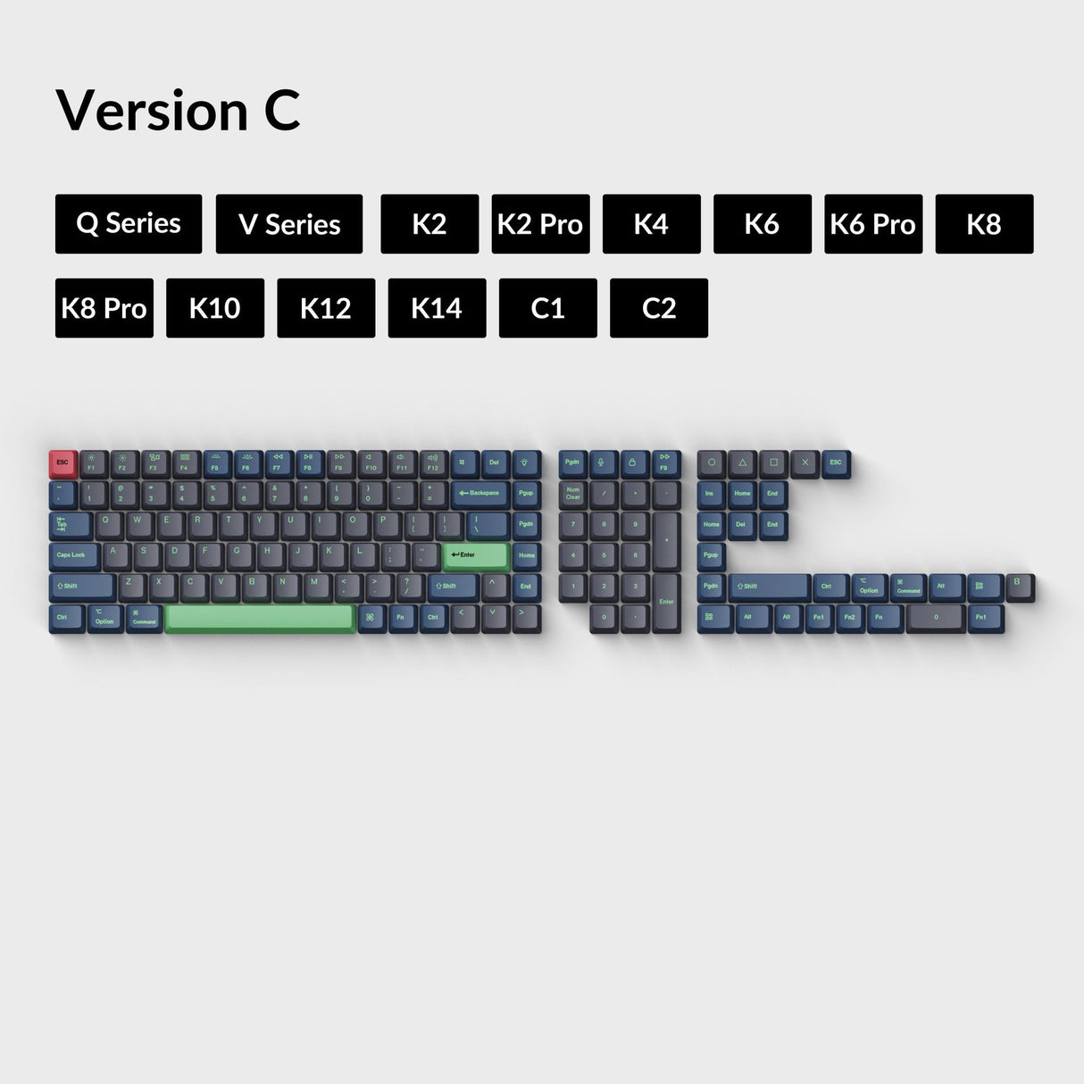 Conjunto de teclas OEM Dye-Sub PBT - Hacker
