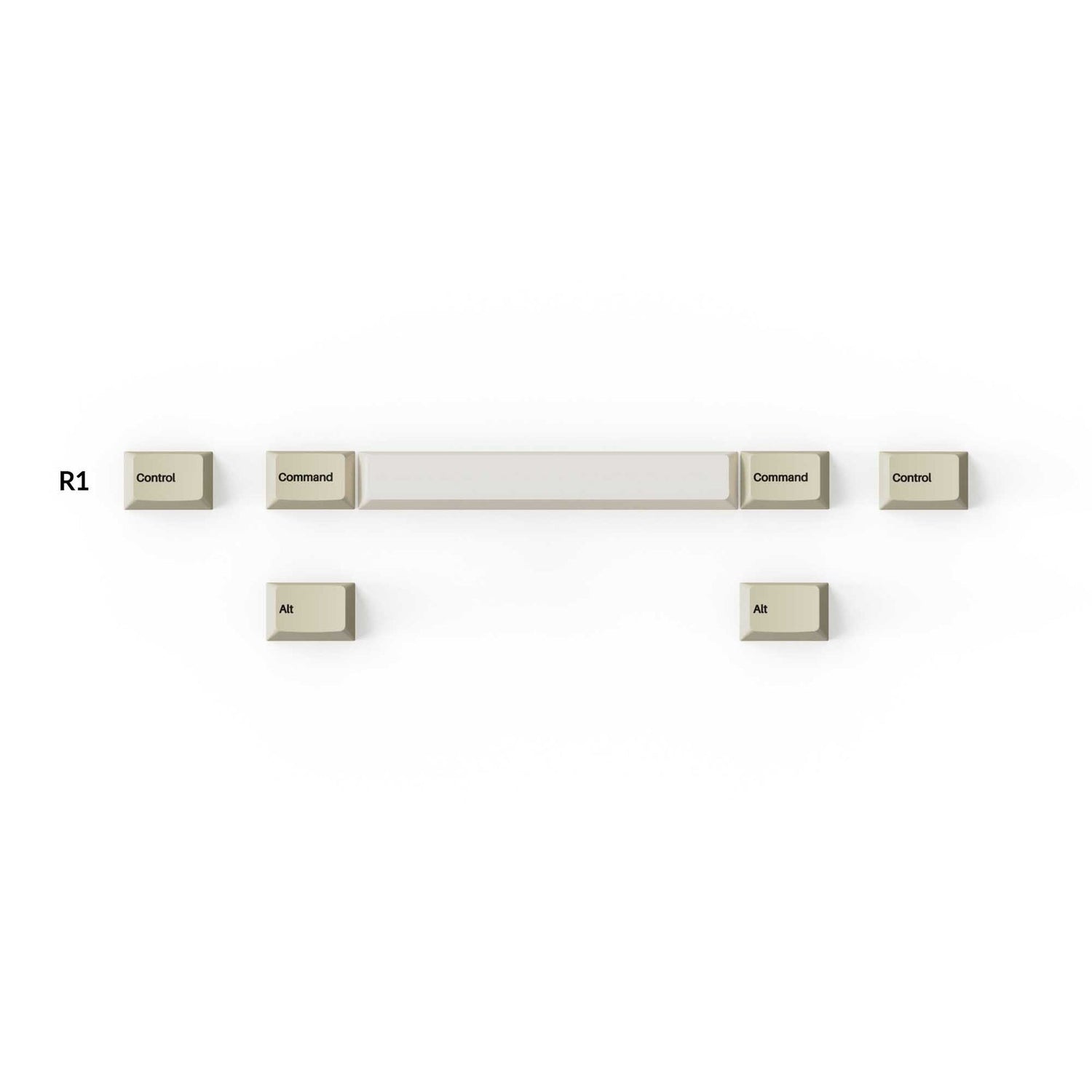 Conjunto completo de teclas PBT de perfil cereja Double-Shot - Camelo