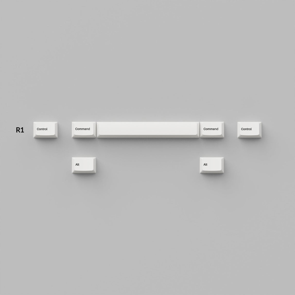 Cherry Profile Double - Shot PBT Juego completo de teclas - Negro sobre blanco - Arco
