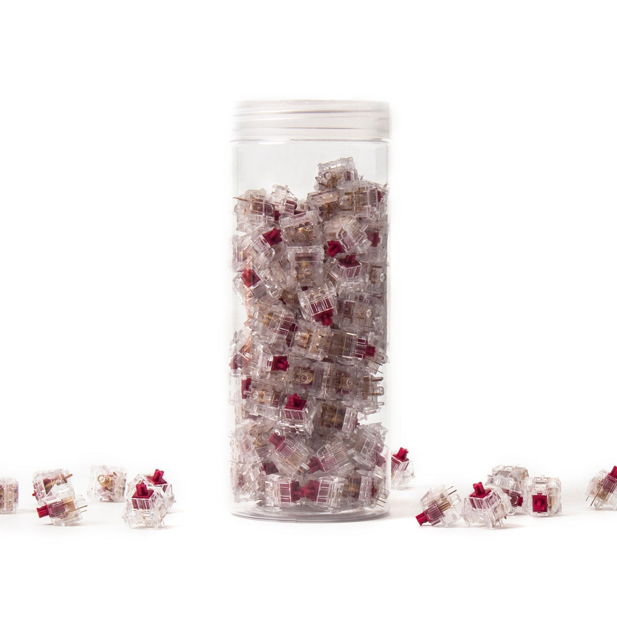 Interruptor Linear Kailh Crystal Burgundy Pro
