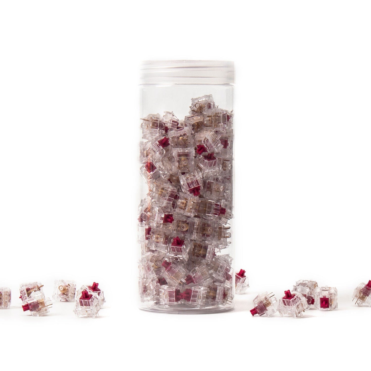 Interruptor Linear Kailh Crystal Burgundy Pro