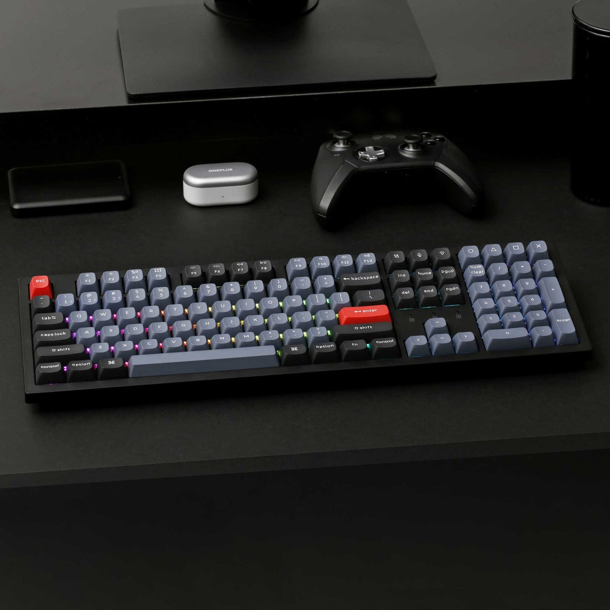 Teclado mecânico sem fio Keychron K10 Pro QMK/VIA (layout ANSI dos EUA)