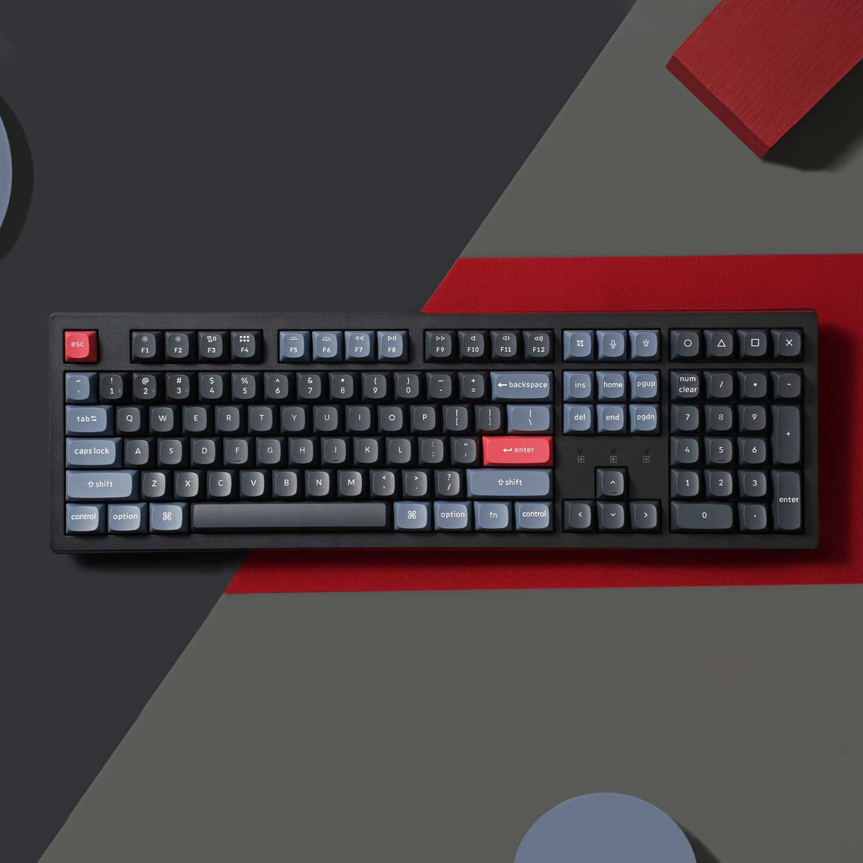 Teclado mecânico sem fio Keychron K10 Pro QMK/VIA (layout ANSI dos EUA)