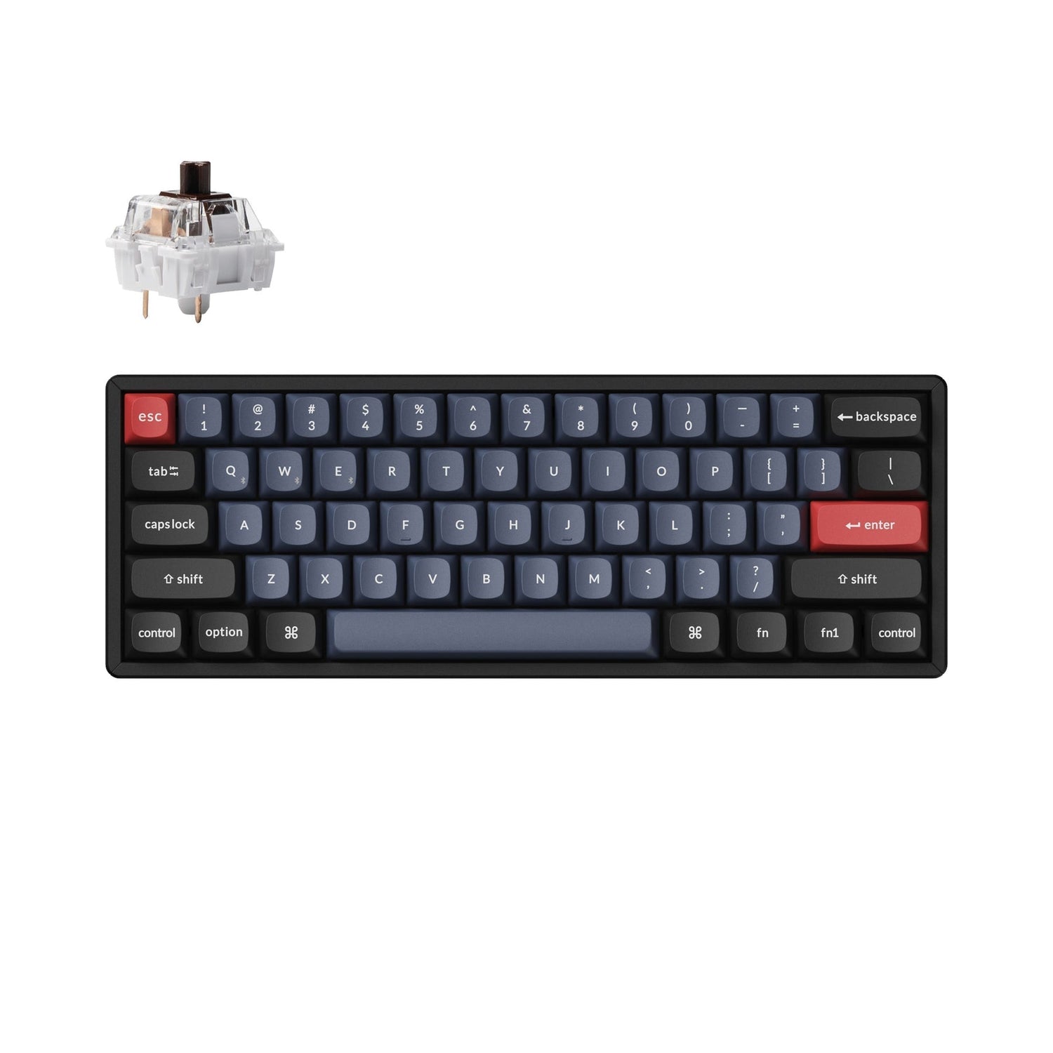Teclado mecânico sem fio Keychron K12 Pro QMK/VIA