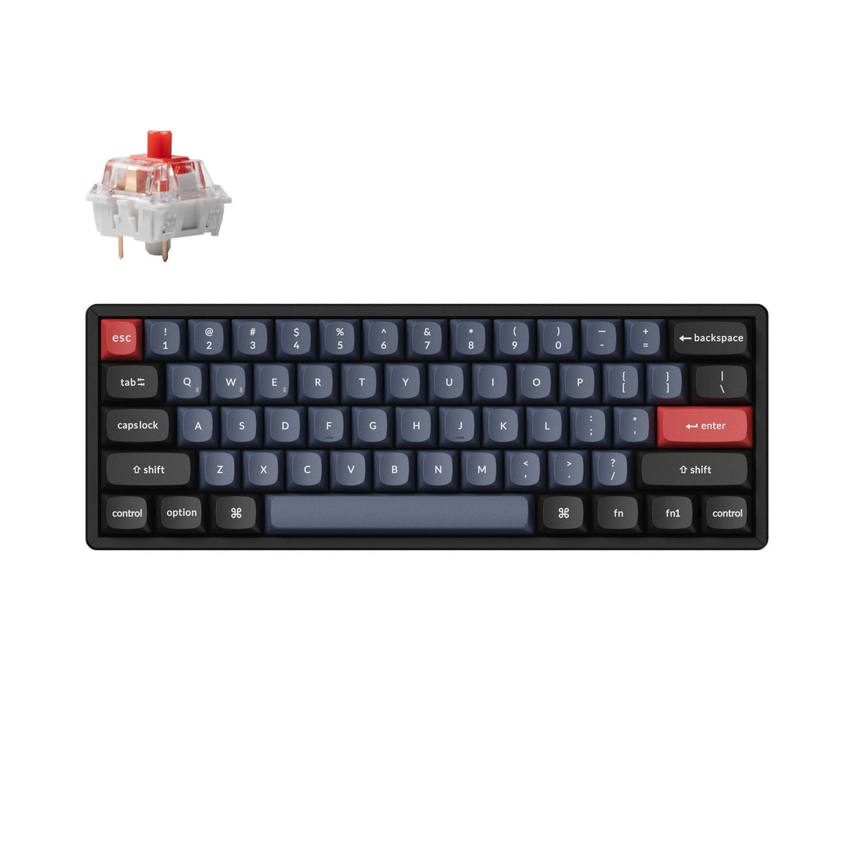Teclado mecânico sem fio Keychron K12 Pro QMK/VIA