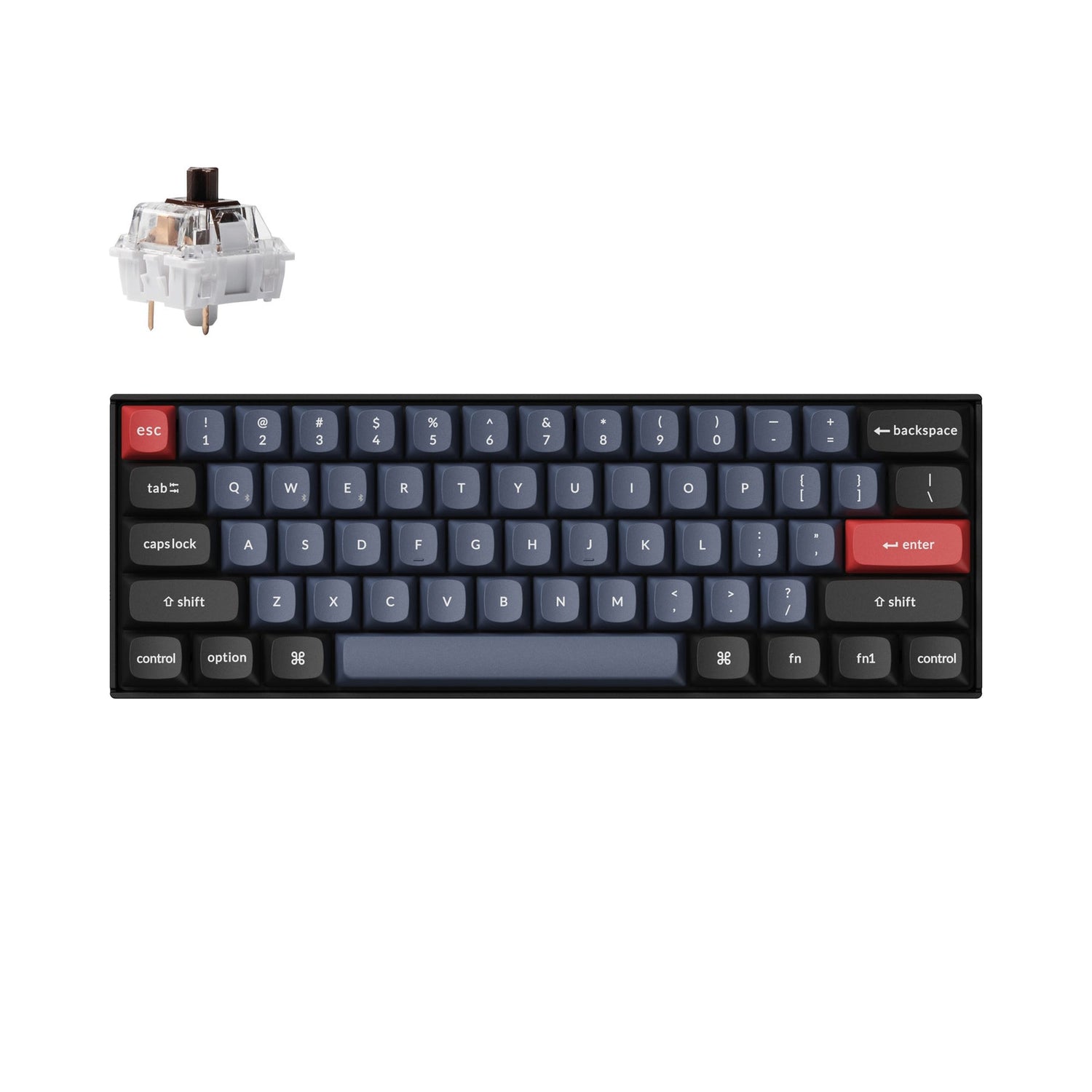 Teclado mecânico sem fio Keychron K12 Pro QMK/VIA