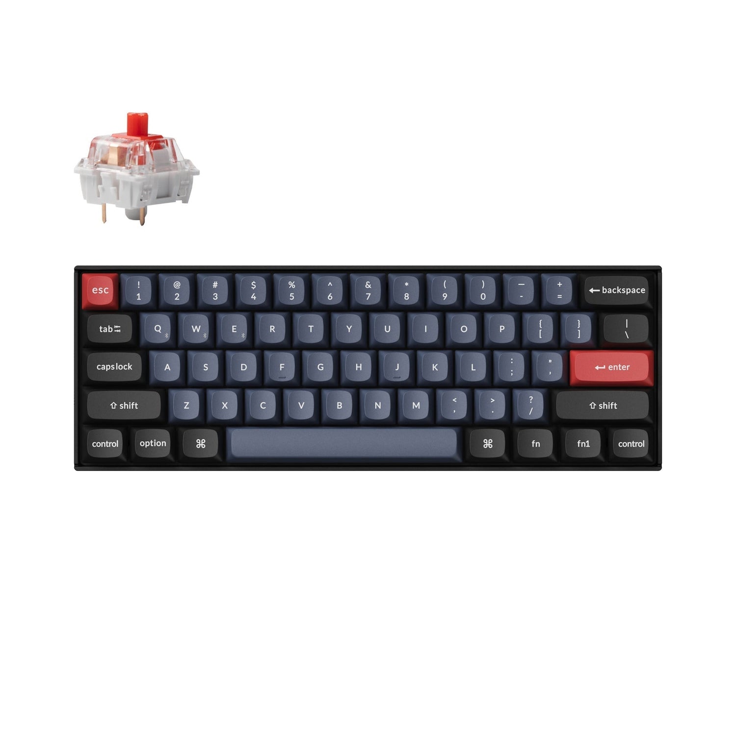 Teclado mecânico sem fio Keychron K12 Pro QMK/VIA
