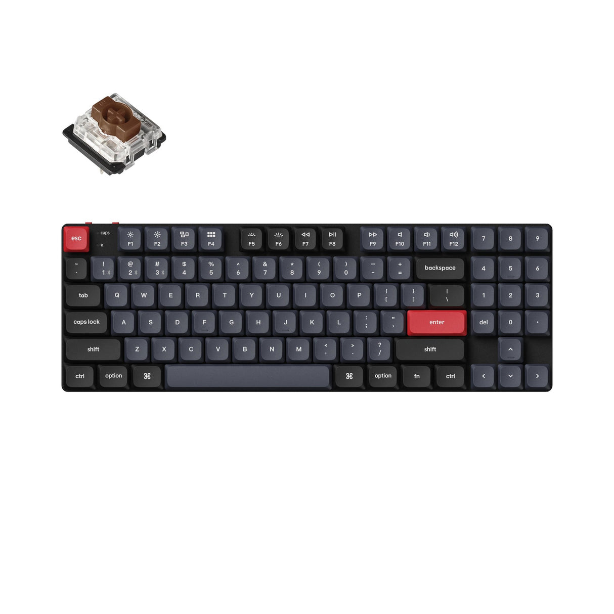 Teclado mecânico personalizado sem fio Keychron K13 Pro QMK/VIA
