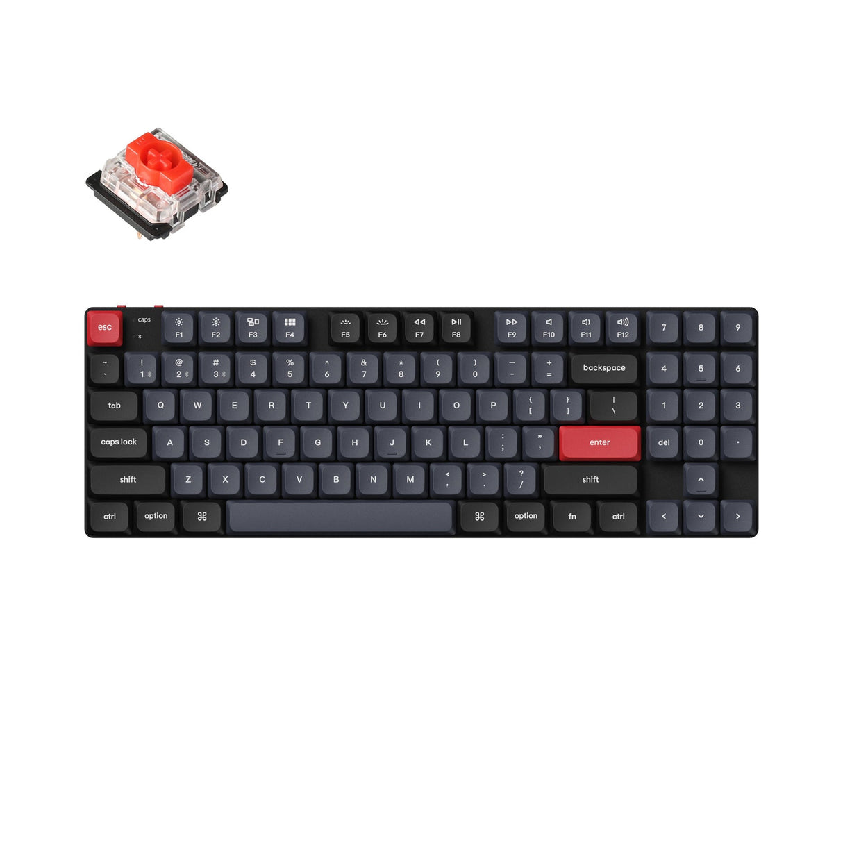 Teclado mecânico personalizado sem fio Keychron K13 Pro QMK/VIA