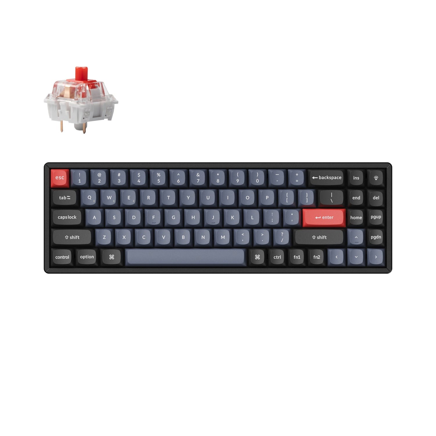 Teclado mecánico inalámbrico Keychron K14 Pro QMK/VIA