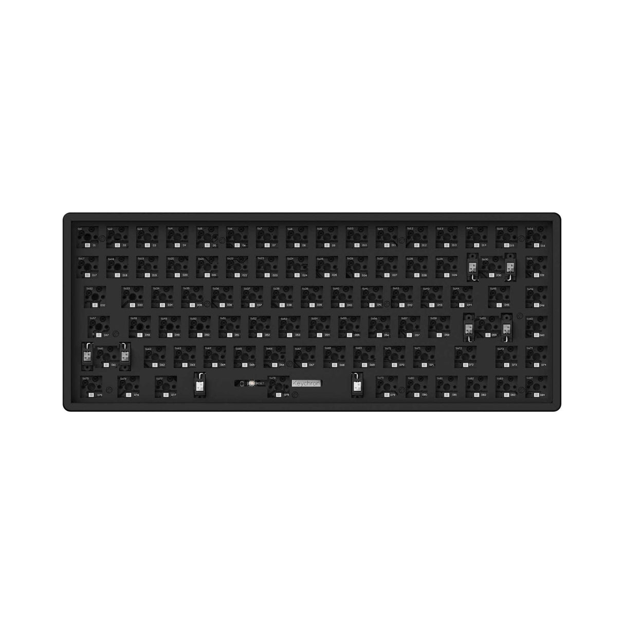Teclado mecânico sem fio Keychron K2 Pro QMK/VIA (layout ANSI dos EUA)