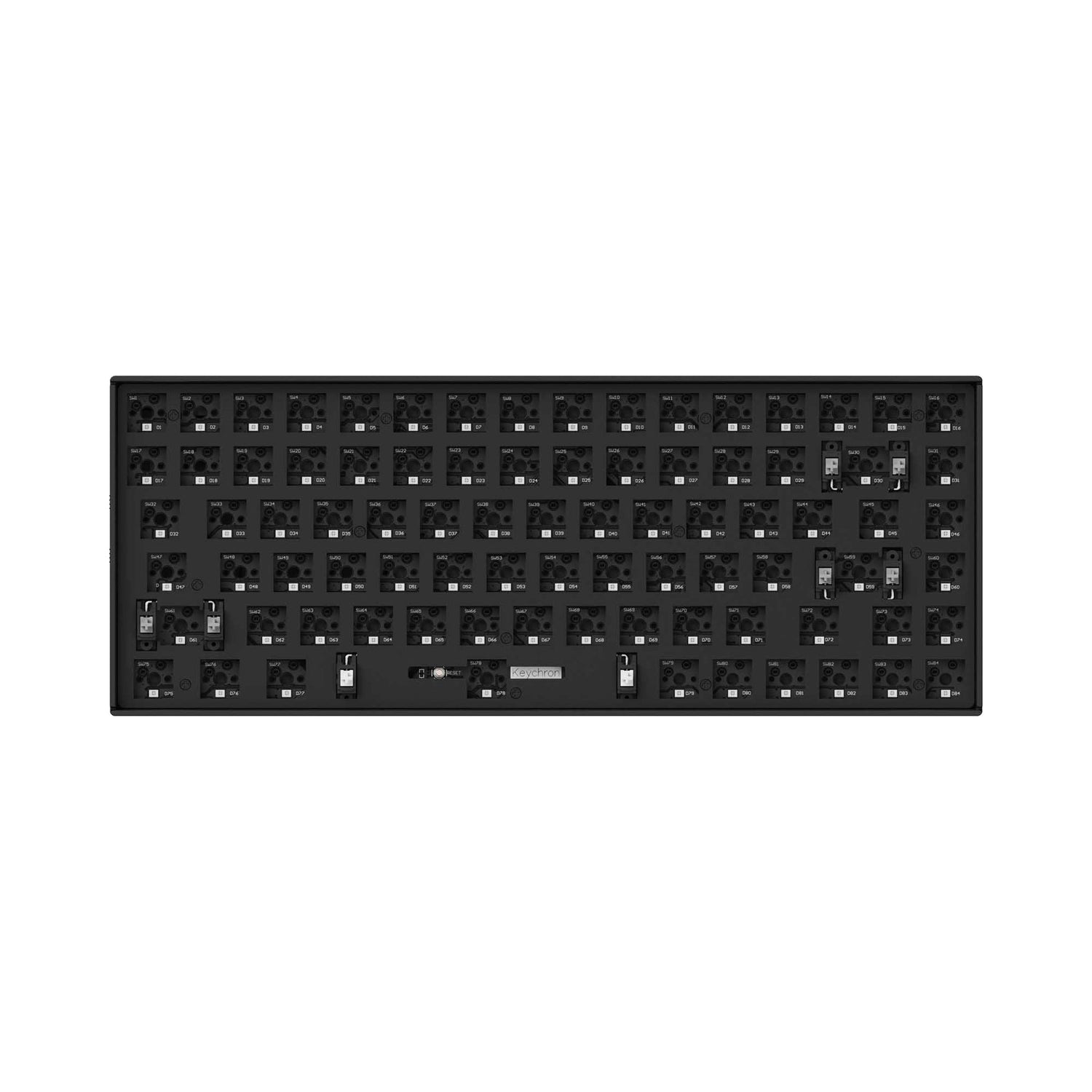 Teclado mecânico sem fio Keychron K2 Pro QMK/VIA (layout ANSI dos EUA)