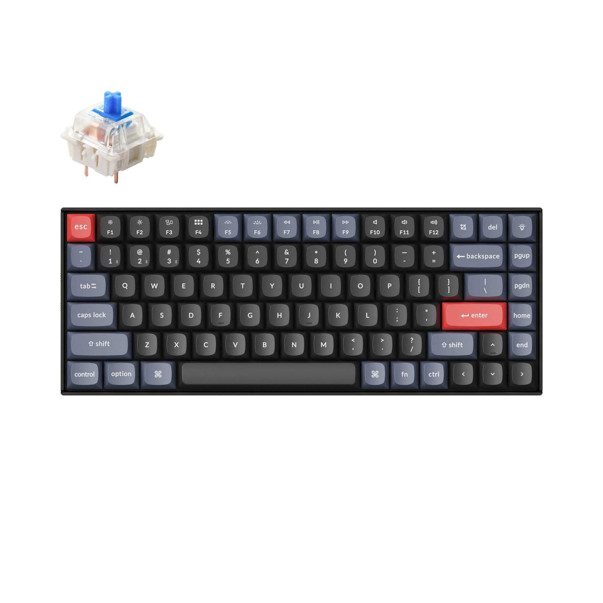 Teclado mecânico sem fio Keychron K2 Pro QMK/VIA (layout ANSI dos EUA)