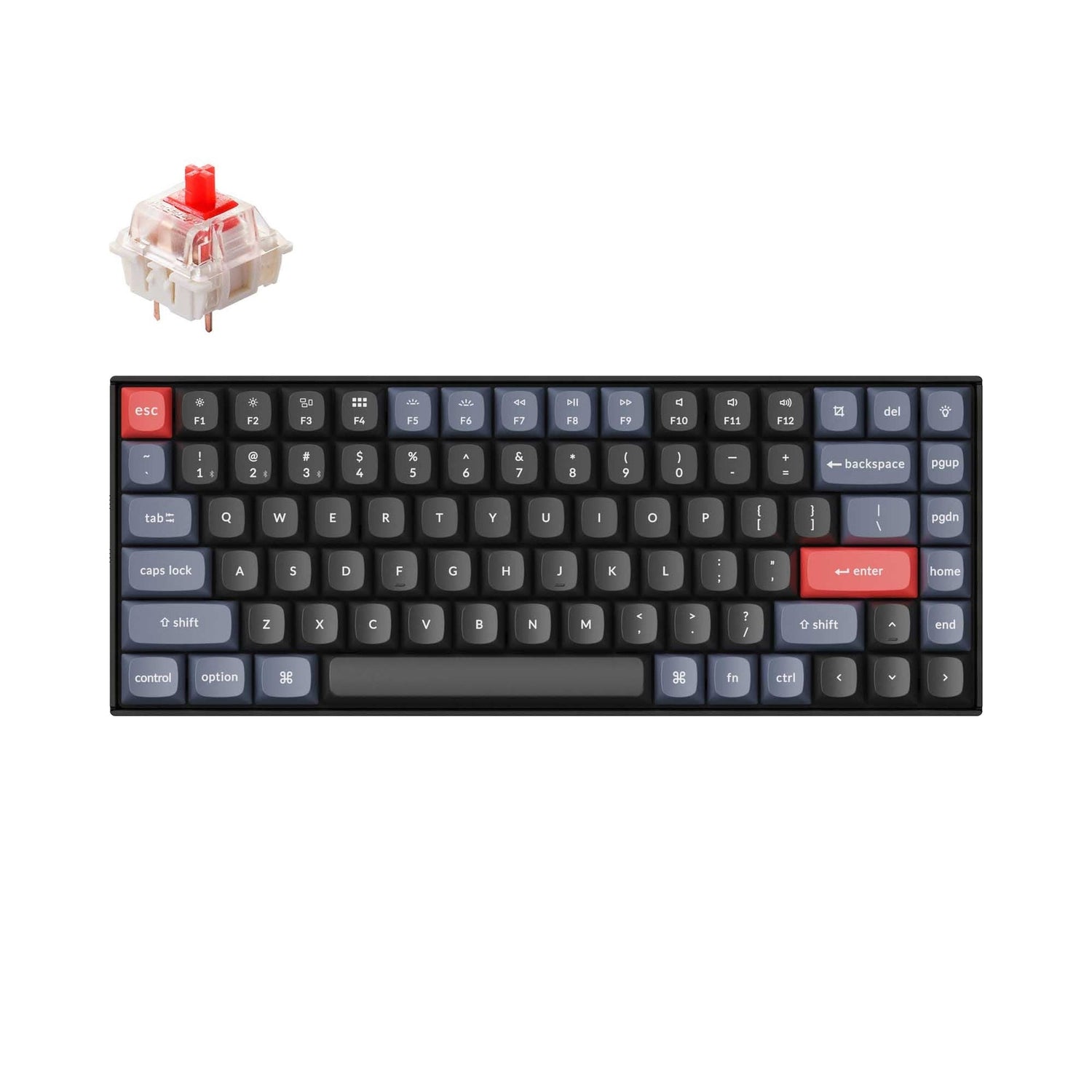 Teclado mecânico sem fio Keychron K2 Pro QMK/VIA (layout ANSI dos EUA)