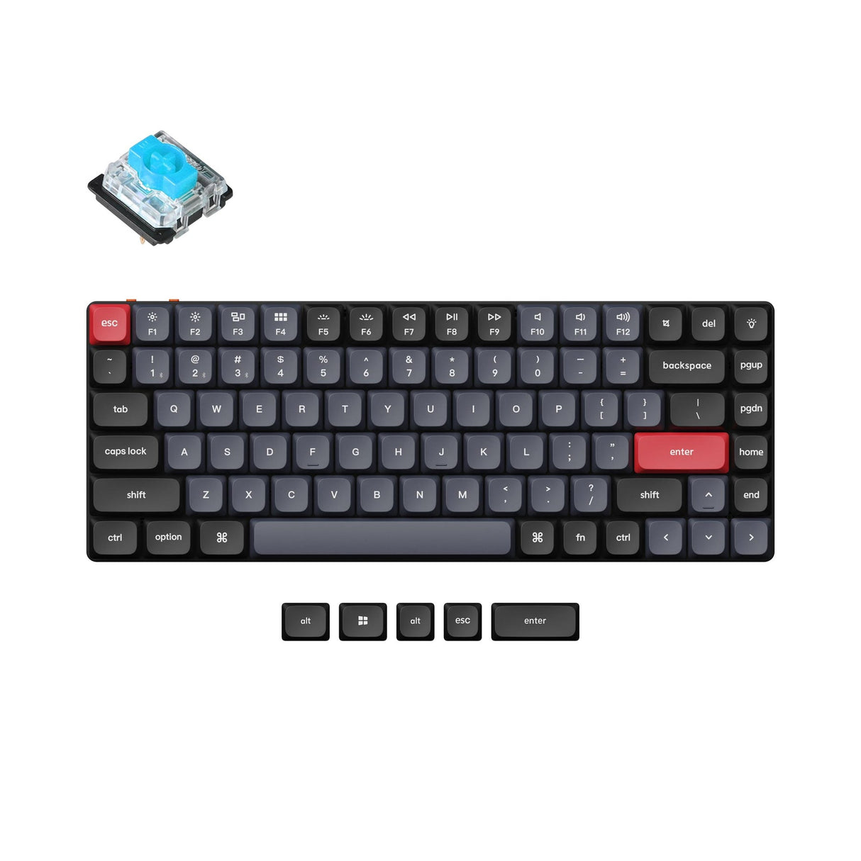 Teclado mecânico personalizado sem fio Keychron K3 Pro QMK/VIA (layout ANSI dos EUA)