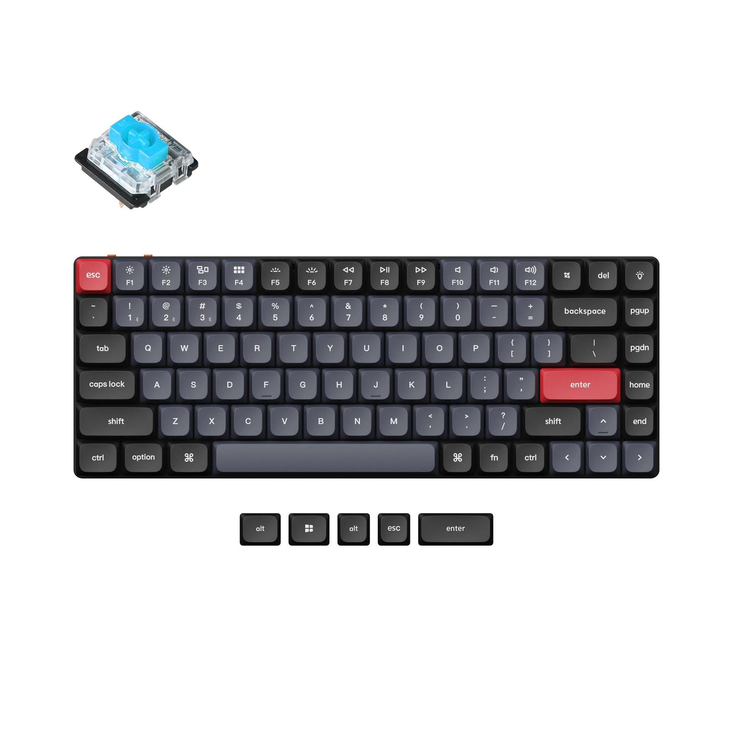 Teclado mecânico personalizado sem fio Keychron K3 Pro QMK/VIA (layout ANSI dos EUA)