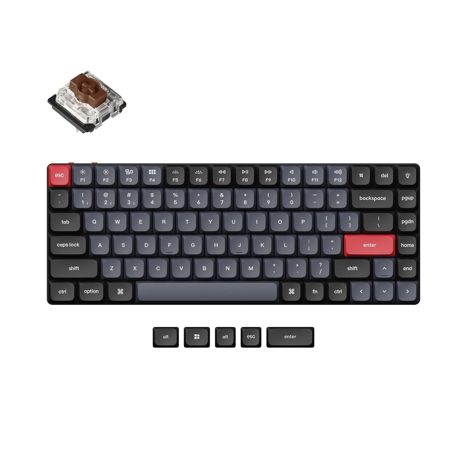 Teclado mecânico personalizado sem fio Keychron K3 Pro QMK/VIA (layout ANSI dos EUA)