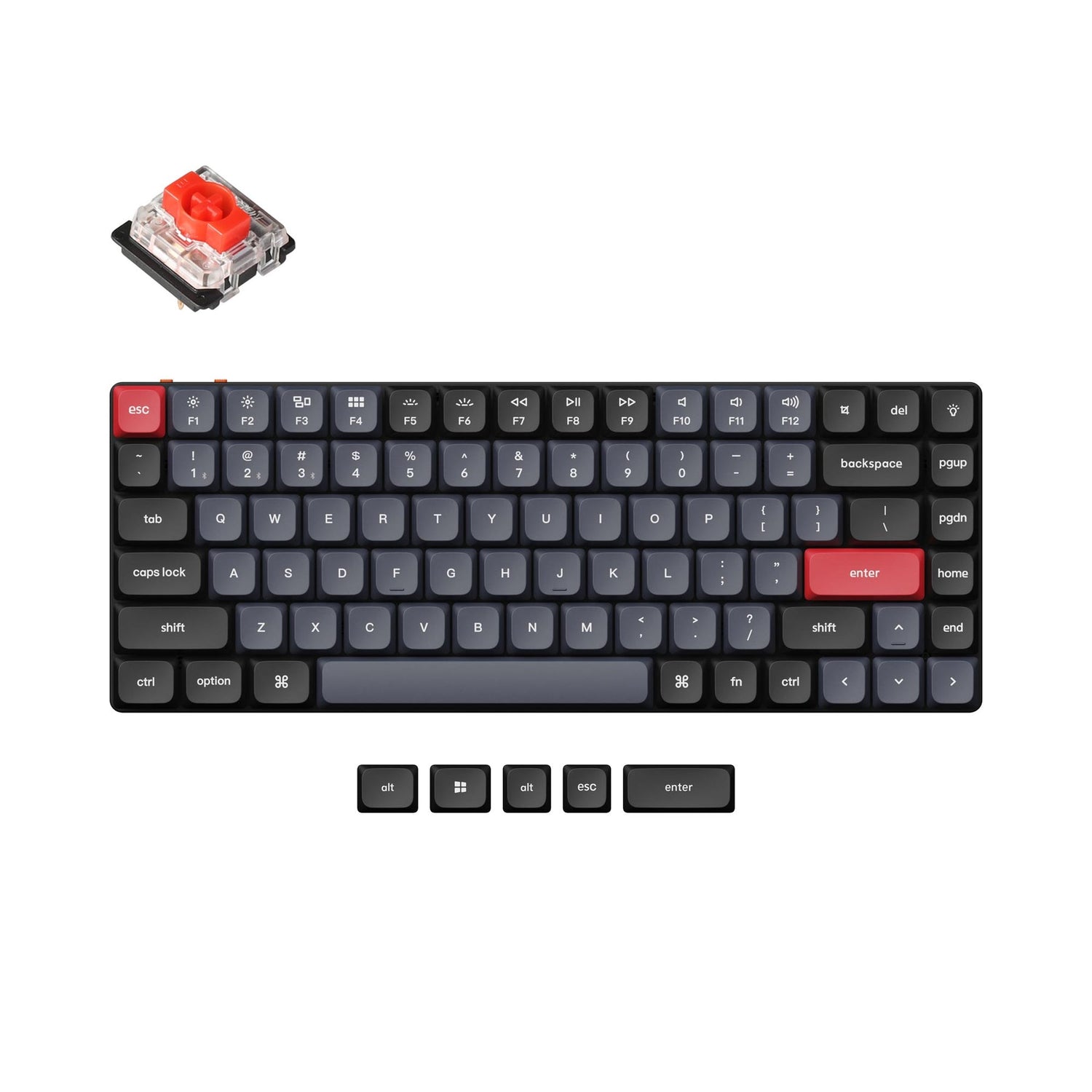 Teclado mecânico personalizado sem fio Keychron K3 Pro QMK/VIA (layout ANSI dos EUA)
