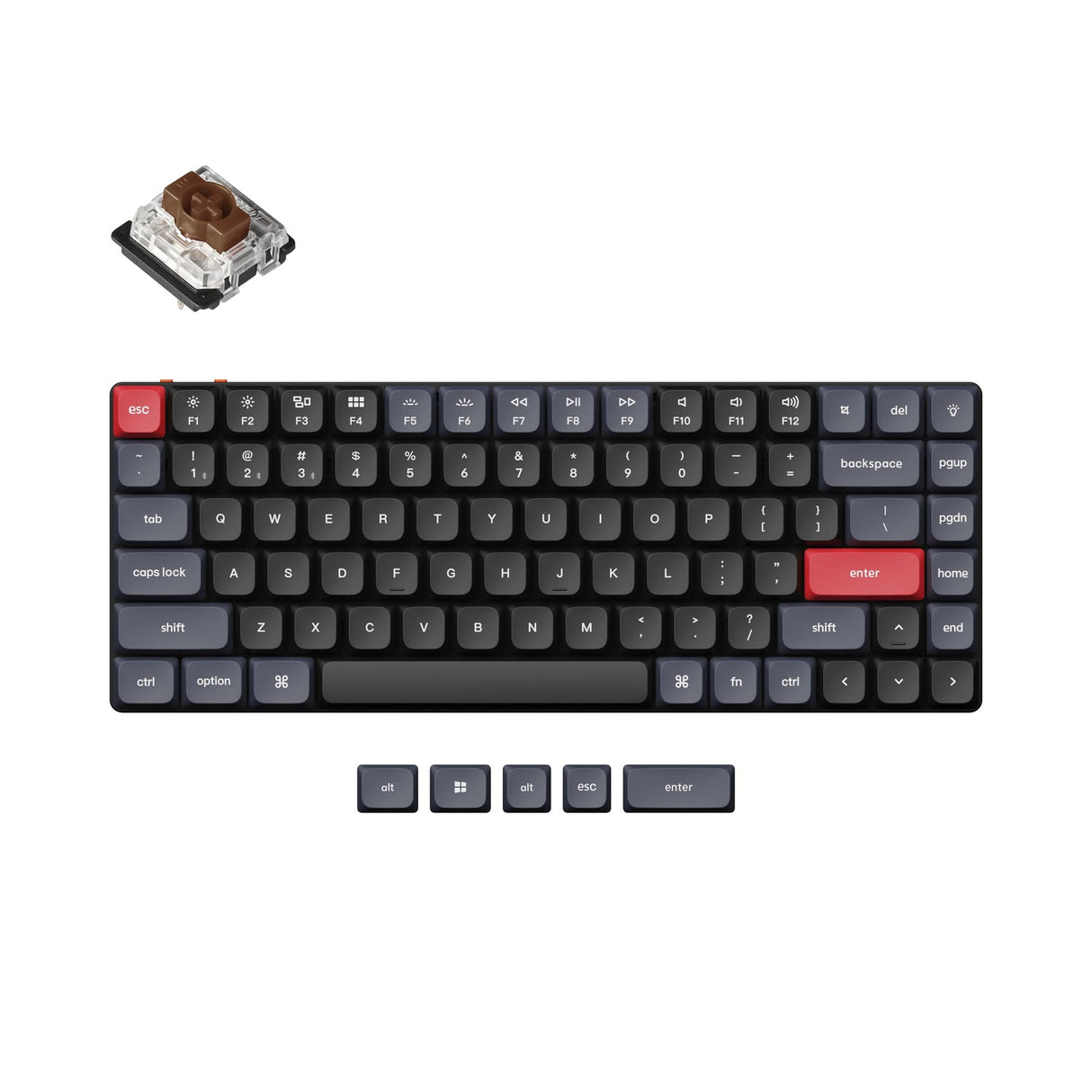 Teclado mecânico personalizado sem fio Keychron K3 Pro QMK/VIA (layout ANSI dos EUA)