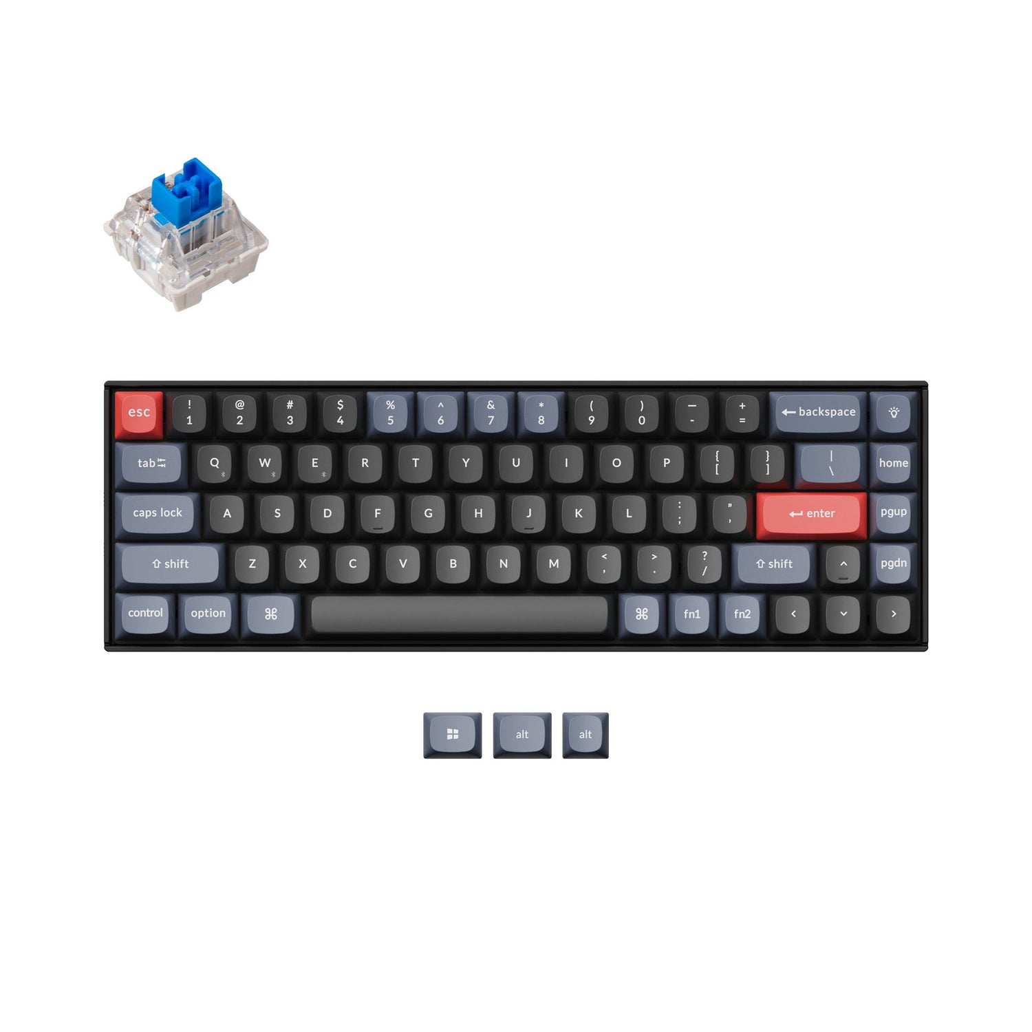 Teclado mecânico personalizado sem fio Keychron K6 Pro QMK/VIA (layout ANSI dos EUA)