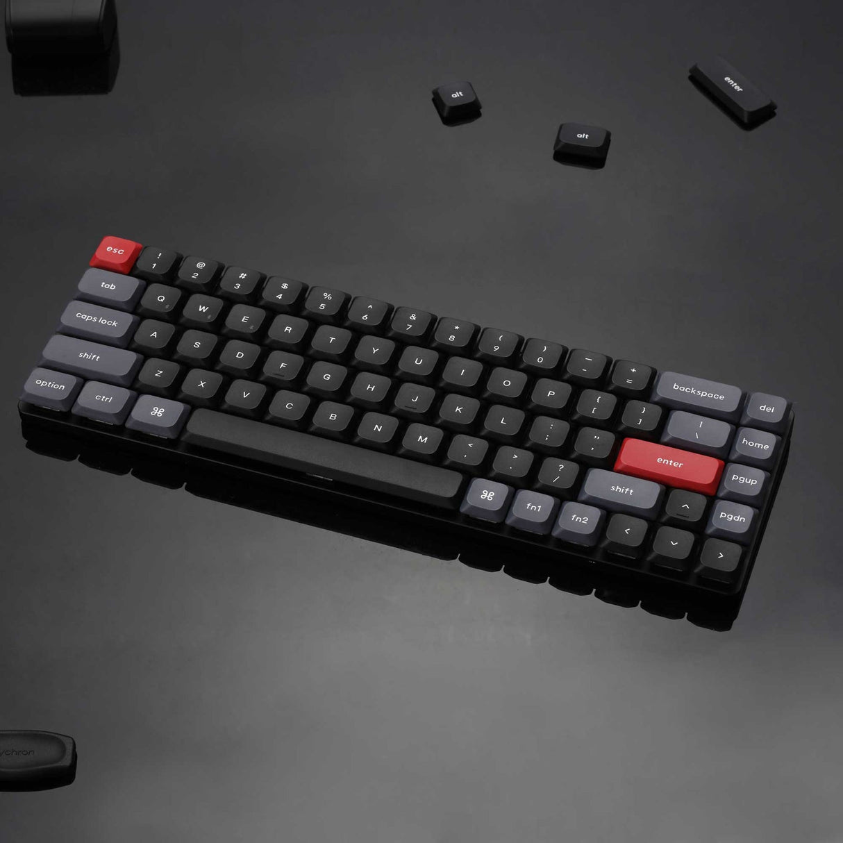 Teclado mecânico personalizado sem fio Keychron K7 Pro QMK/VIA