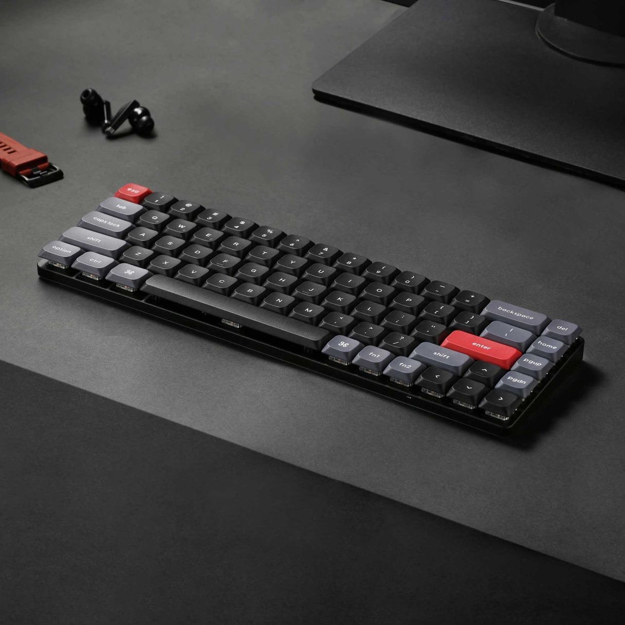 Teclado mecânico personalizado sem fio Keychron K7 Pro QMK/VIA