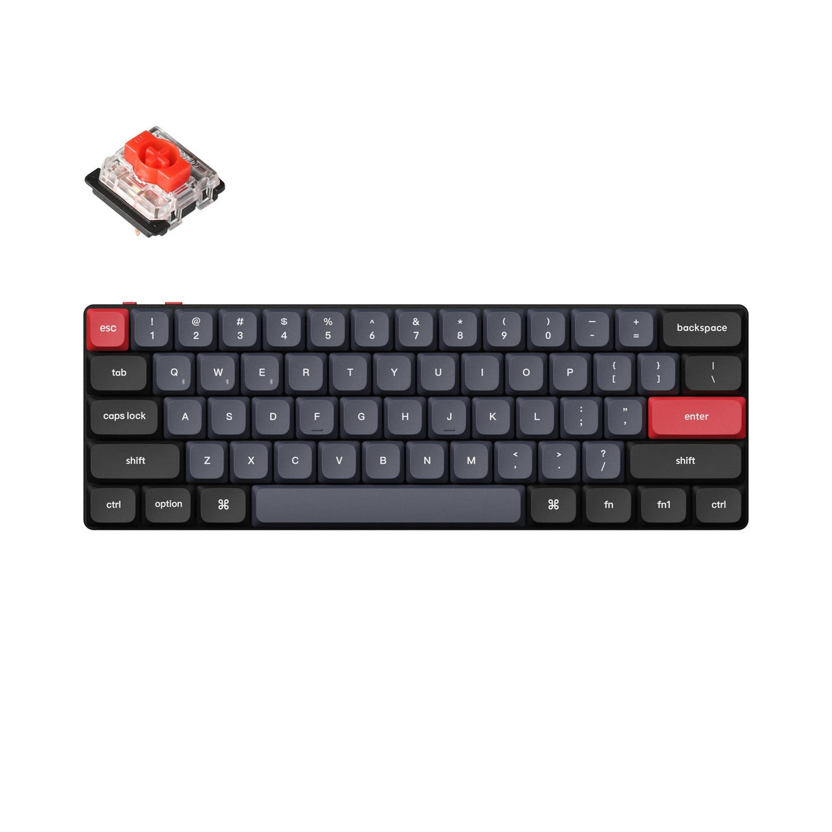 Teclado mecânico personalizado sem fio Keychron K9 Pro QMK/VIA