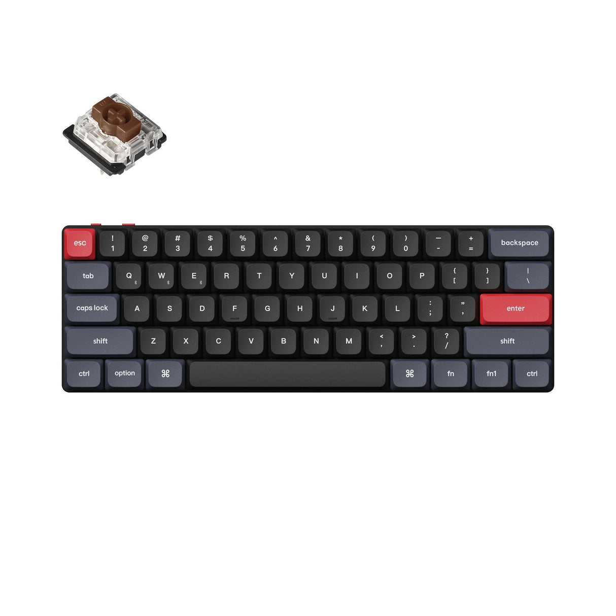 Teclado mecânico personalizado sem fio Keychron K9 Pro QMK/VIA