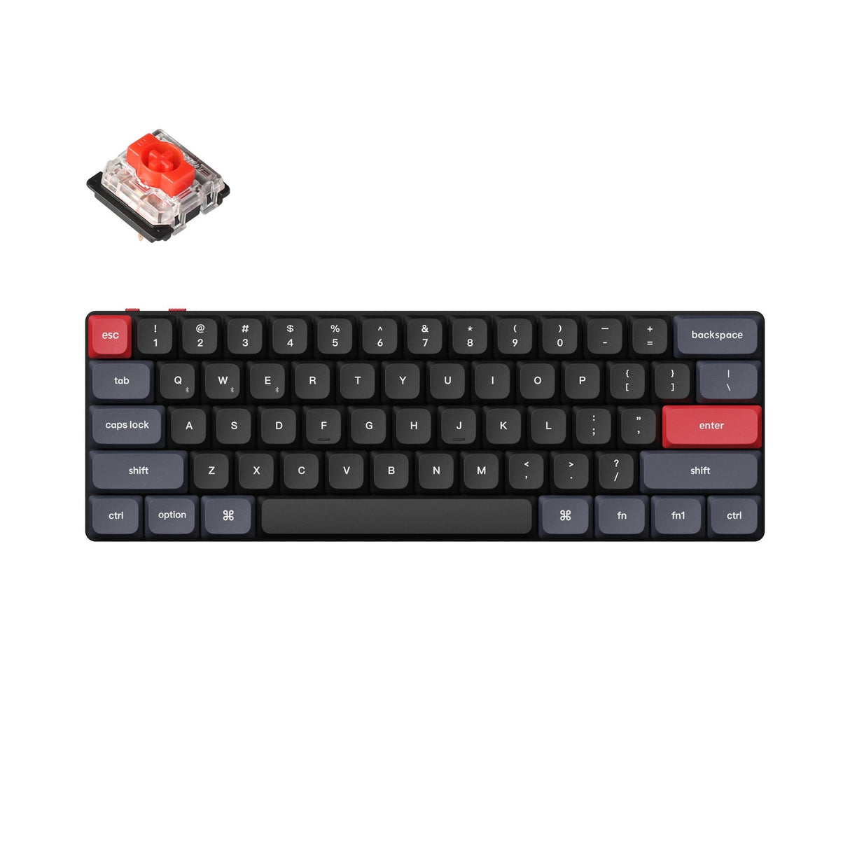 Teclado mecânico personalizado sem fio Keychron K9 Pro QMK/VIA