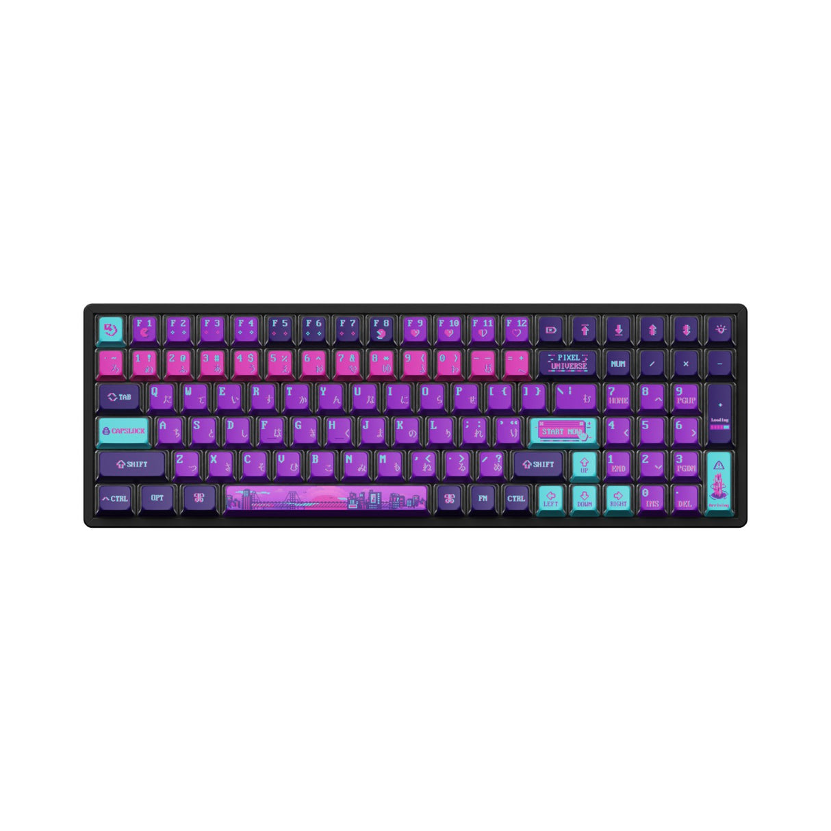 Conjunto completo de teclas OEM Dye-Sub PBT - Pixel Universe